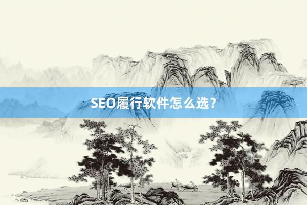 SEO履行软件怎么选？