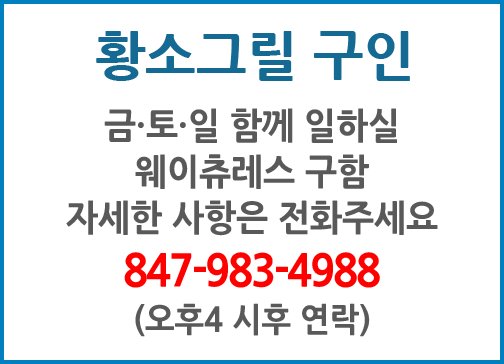 황소그릴 구인 -4988